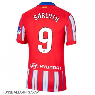 Atletico Madrid Alexander Sorloth #9 Fußballbekleidung Heimtrikot 2024-25 Kurzarm Atletico Madrid Alexander Sorloth #9 Fußballbekleidung Heimtrikot 2024-25 Kurzarm